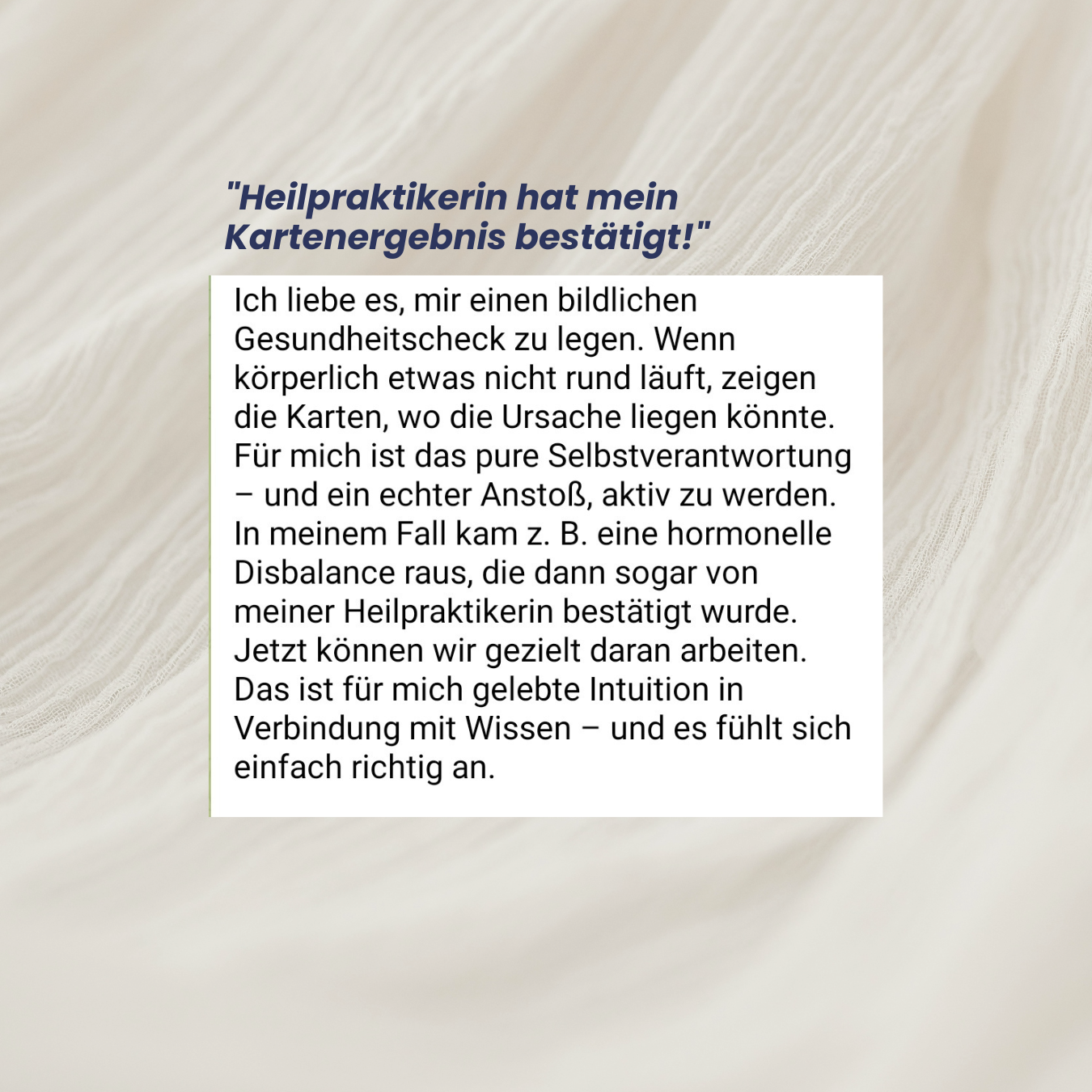 LENORMAND | Body Language - Symptome lesen