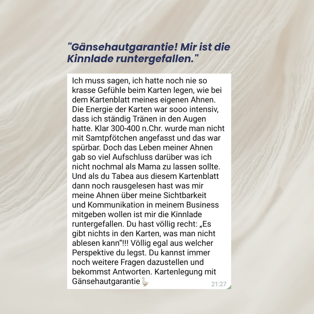 LENORMAND | Timeline Jumper - Ahnen, Karma, Rückführungen