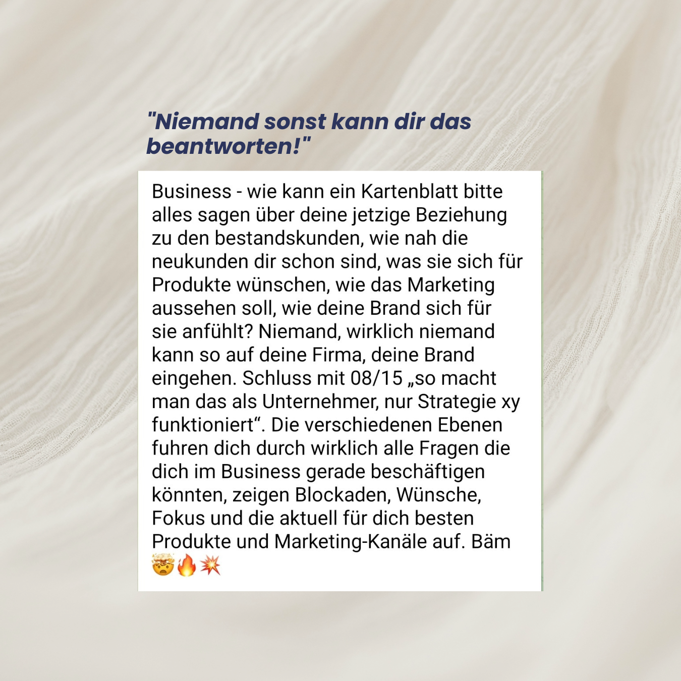 LENORMAND | Leider geil! - Lese eine Brand