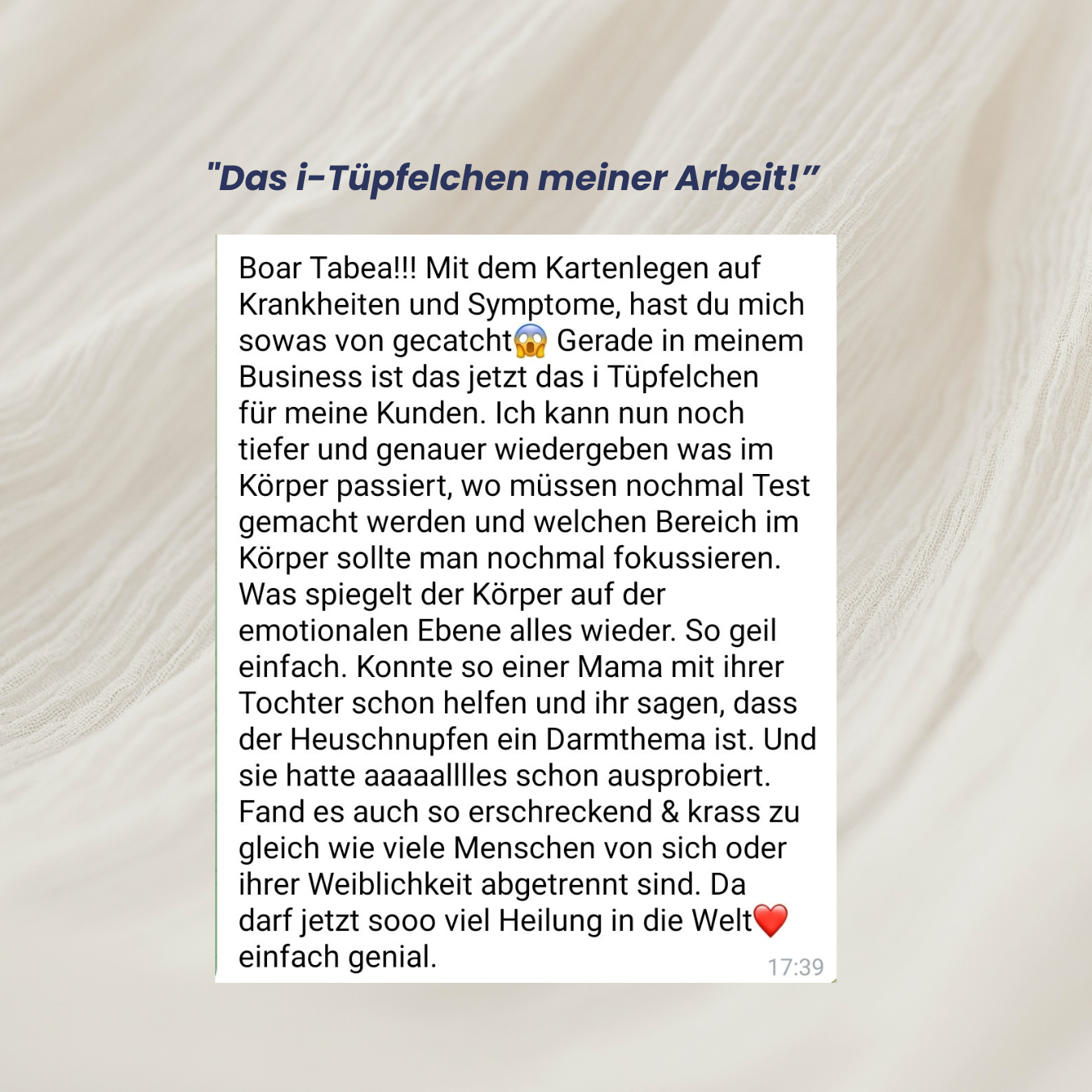 LENORMAND | Body Language - Symptome lesen